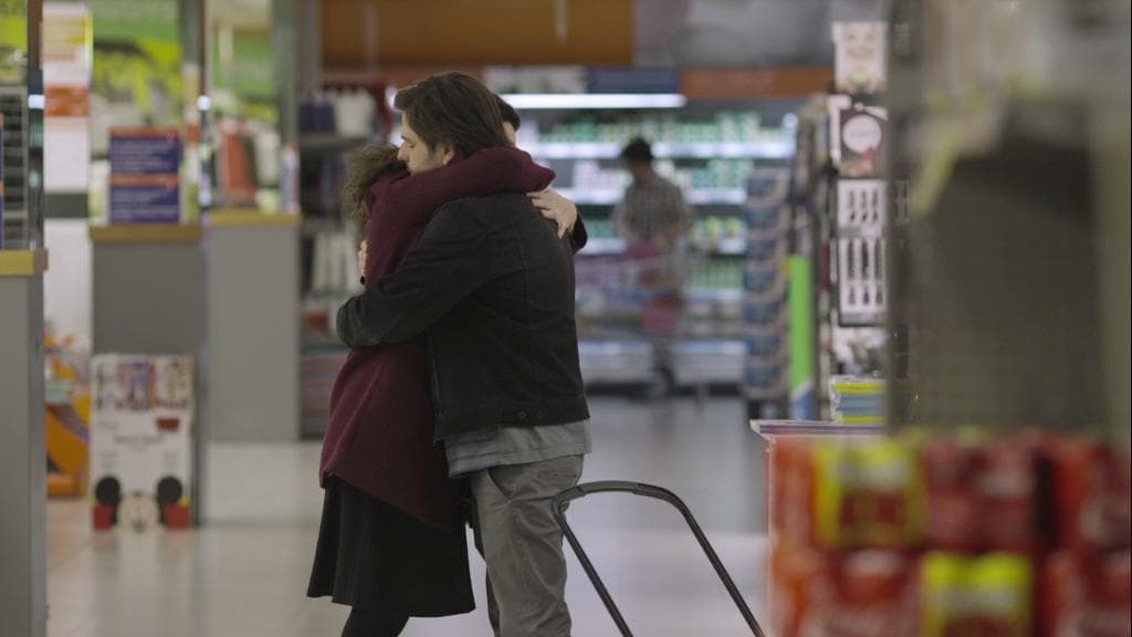 El abrazo pelicula  en el cuarto pase Cortometrajes a Concurso
