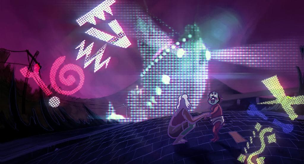 Magnética película proyectada en la Novena sesión cortometrajes