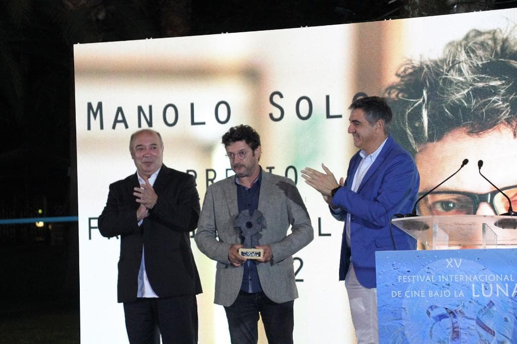 Manolo Solo, Jesús Toronjo y Francisco Zamudio en la 15 Edición Cine de Islantilla