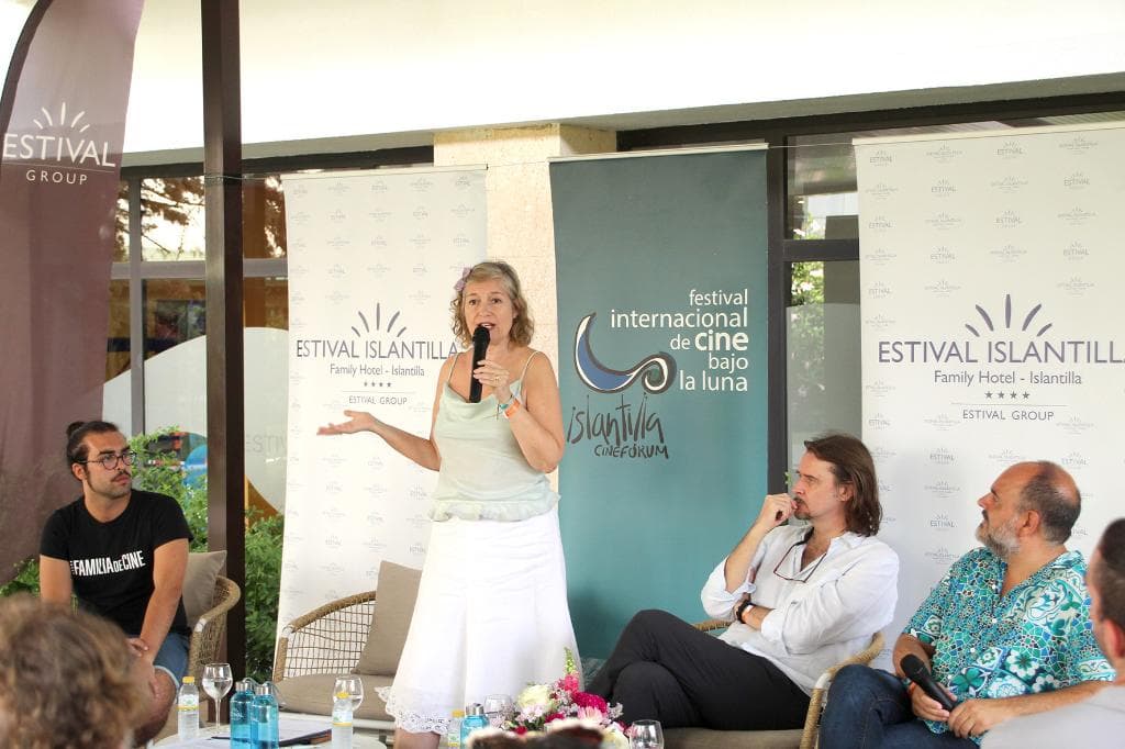 Assumpta Serna y Scott Cleverdon