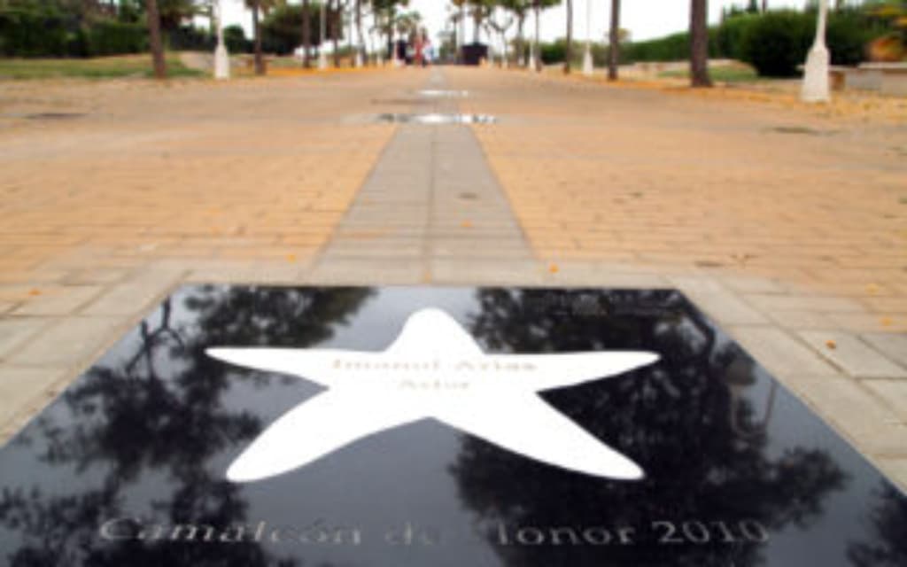 Un otoño en el paseo de la fama en islantilla