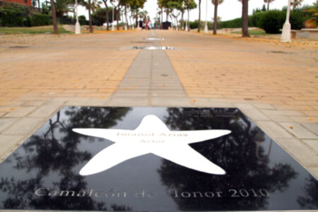 Un otoño en el paseo de la fama en islantilla