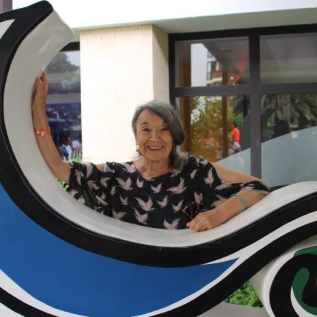 Petra Martínez en Rueda de Prensa antes de recibir el Premio Luis Ciges 2024